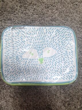Reduce Insulated Lunch Box Bag - Blue White Lime Green